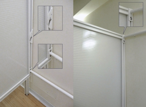 Paretine per box e cabine: LINEA MACRO