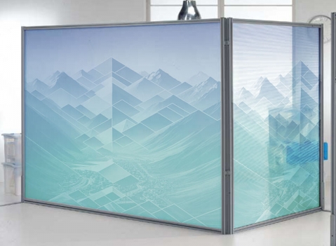 Pannello divisorio MACRO personalizzato con grafica