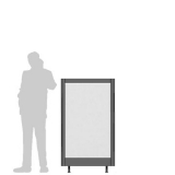 Pannello divisorio XILOX "laminato" - cm 80x140h