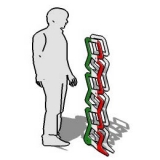 LIBRERIA AUTOPORTANTE dellla linea ARTDESIGN cod. ES-ITALIA