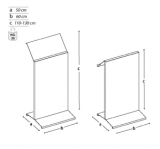 LEGGIO metallico linea Sideros
