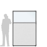 Pannello divisorio CLIPPER "finestrato laminato" - cm 130x195h