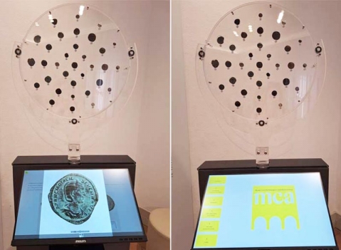 Monetiere / Meagliere Interattivo Rotante MUSEO CIVICO ARCHEOLOGICO CASTELFRANCO EMILIA