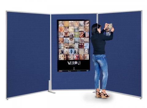 Pannelli espositivi modulari: LINEA CLIPPER