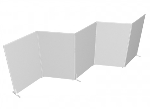 Pannelli espositivi modulari: LINEA CLIPPER