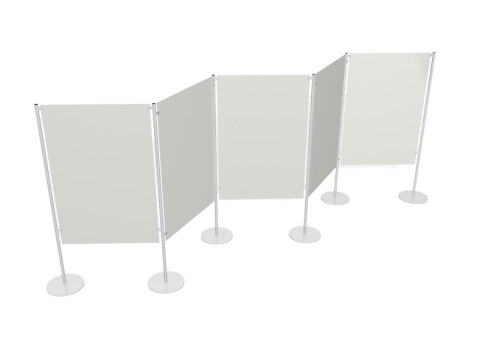 Pannelli espositivi: COMPOSIZIONI LINEA EXPO' 5 pannelli