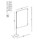 Pannello espositivo EXPO'  MD-EXLAT1