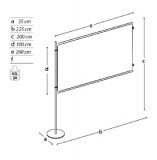 Pannello espositivo MD-EXSP20T1