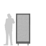 Divisorio espositivo  XILOX "feltro" - cm 80x180h