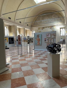 Parete espositiva autoportante modulare e bifacciale per pinacoteche e gallerie d'arte della LINEA OSTENDO Brescia
