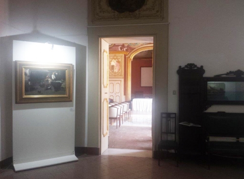 Parete espositiva autoportante modulare e bifacciale per pinacoteche e gallerie d'arte della LINEA OSTENDO