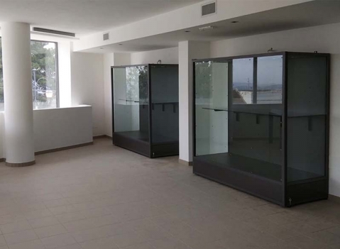 Vetrine espositive per musei della linea Argurion Museo- Frantoio delle Idee- Comune di Moscufo